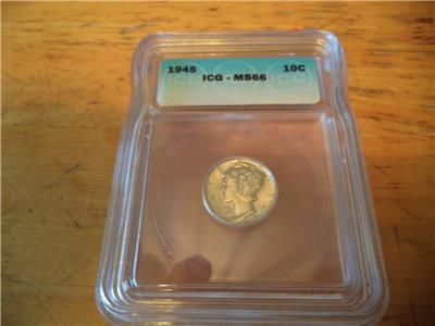 10 SLABBED MERCURY DIMES  ALL BU