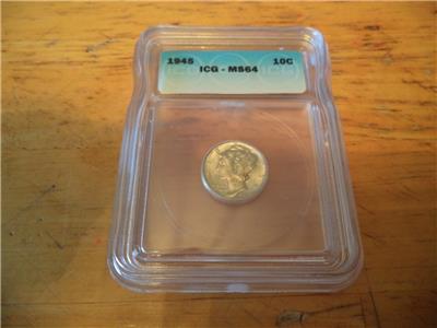 10 SLABBED MERCURY DIMES  ALL BU