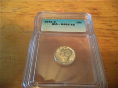 10 SLABBED MERCURY DIMES  ALL BU