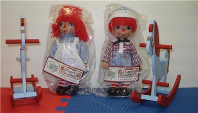 precious moments raggedy ann and andy