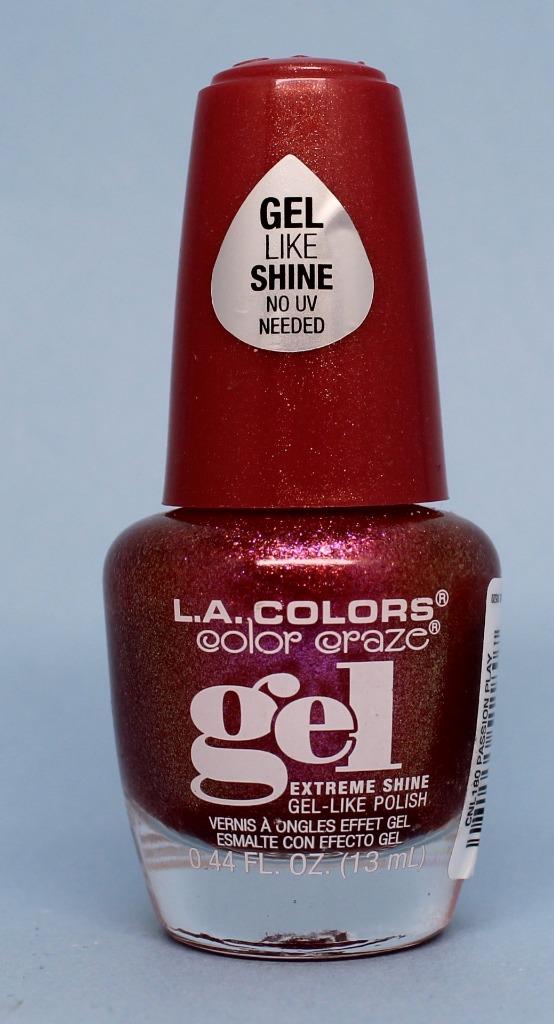 L.A. Colors Color Craze Gel Shine Polish No UV Pick Your Color Free S&H - Picture 25 of 47