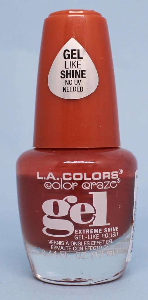 L.A. Colors Color Craze Gel Shine Polish No UV Pick Your Color Free S&H - Picture 30 of 47