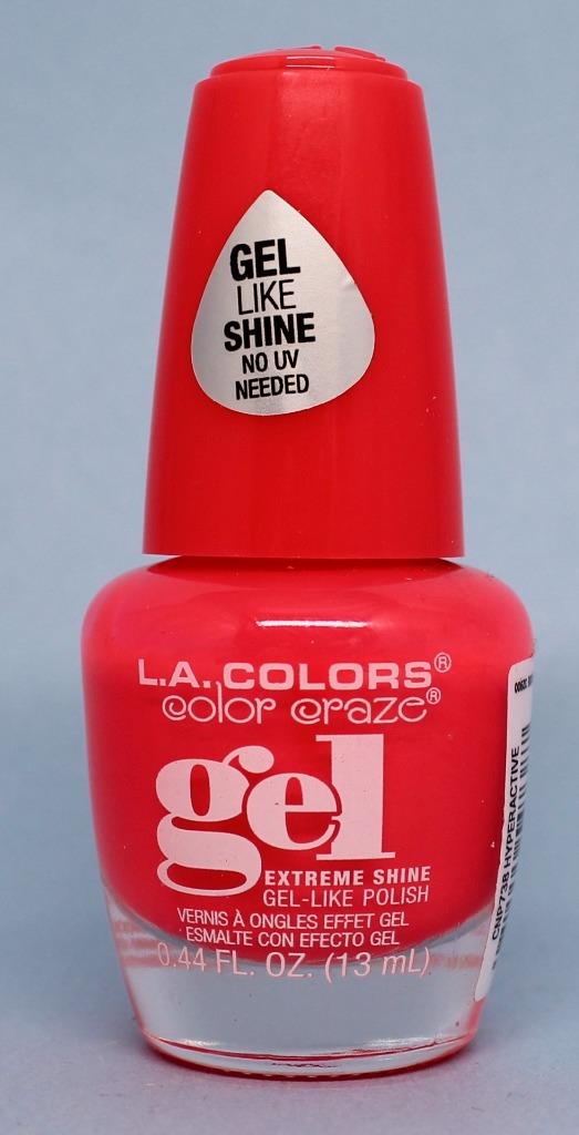L.A. Colors Color Craze Gel Shine Polish No UV Pick Your Color Free S&H - Picture 42 of 47