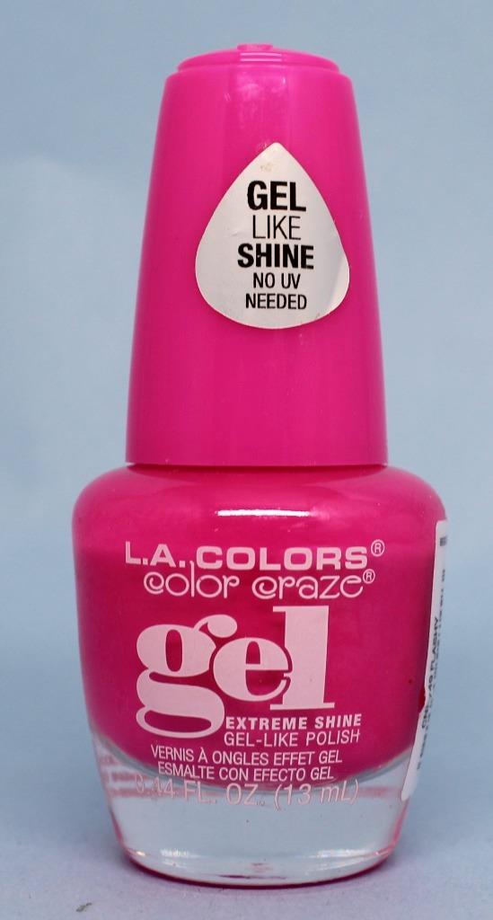 L.A. Colors Color Craze Gel Shine Polish No UV Pick Your Color Free S&H - Picture 45 of 47