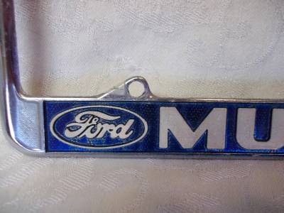 1967 Ford mustang license plate frame #6