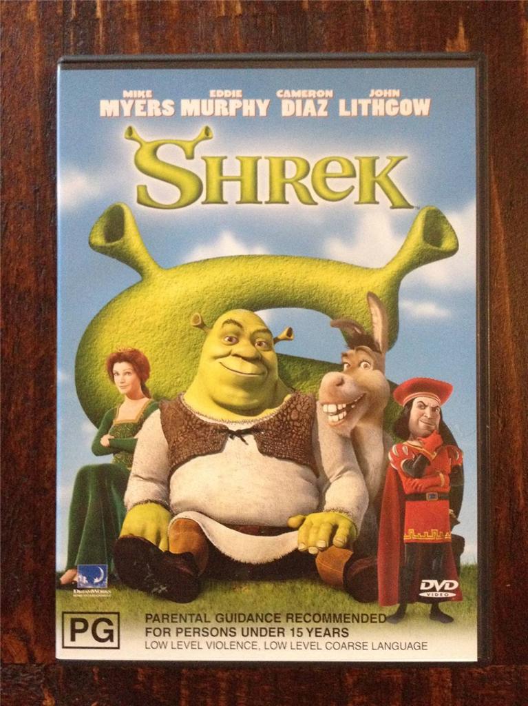 Shrek DVD 2004 Dreamworks Region 4 Kids Family Mike Myers 9337874000074 ...