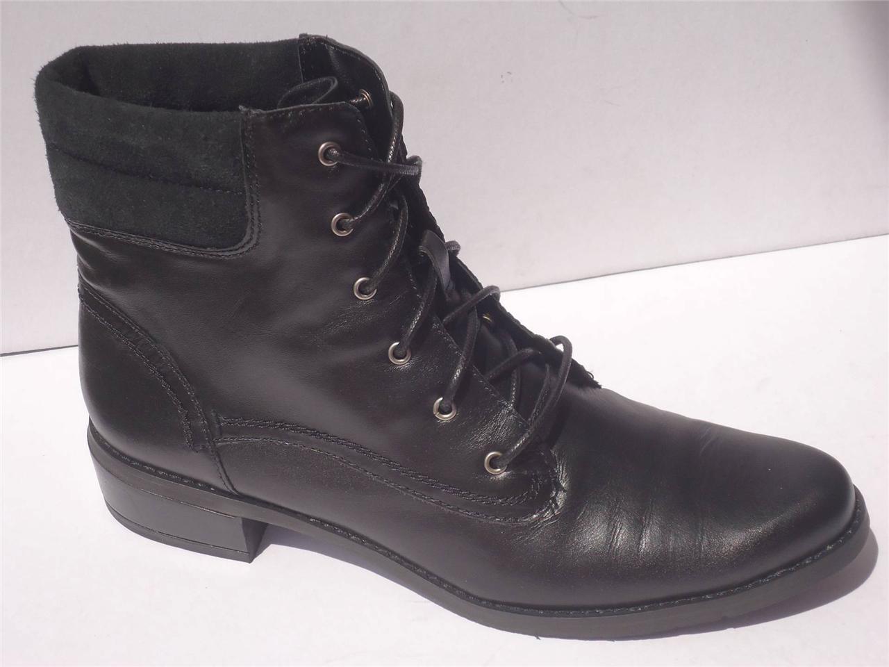 New Women Supersoft Diana Ferrari Leather Ankle Boot Black Size 6/7/8/9 ...