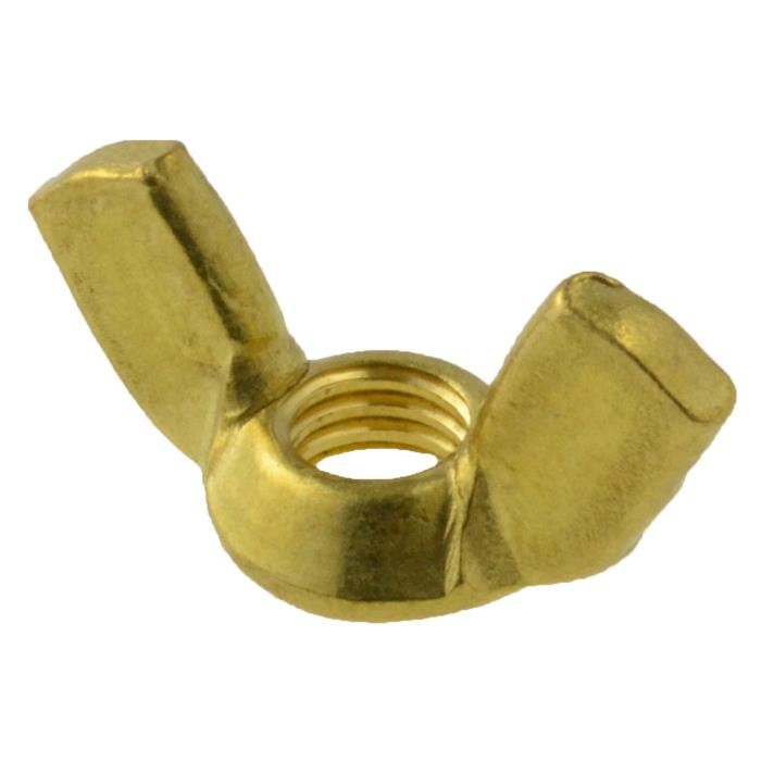 Brass Wing Nuts Solid Brass #3/8-16 Gold Nut Gold Wing Nut 
