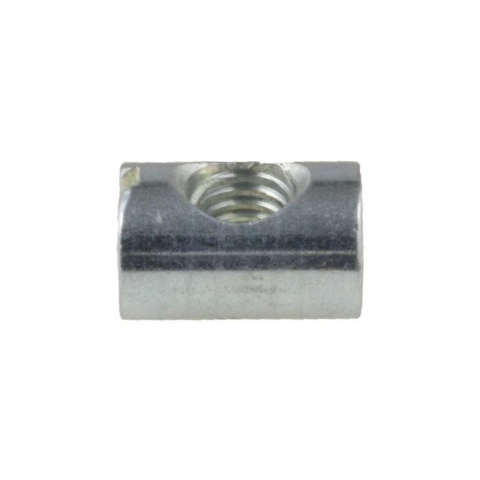 M6 x 15mm Metric Coarse Barrel Nut Slotted Cross Dowel JCB Connector