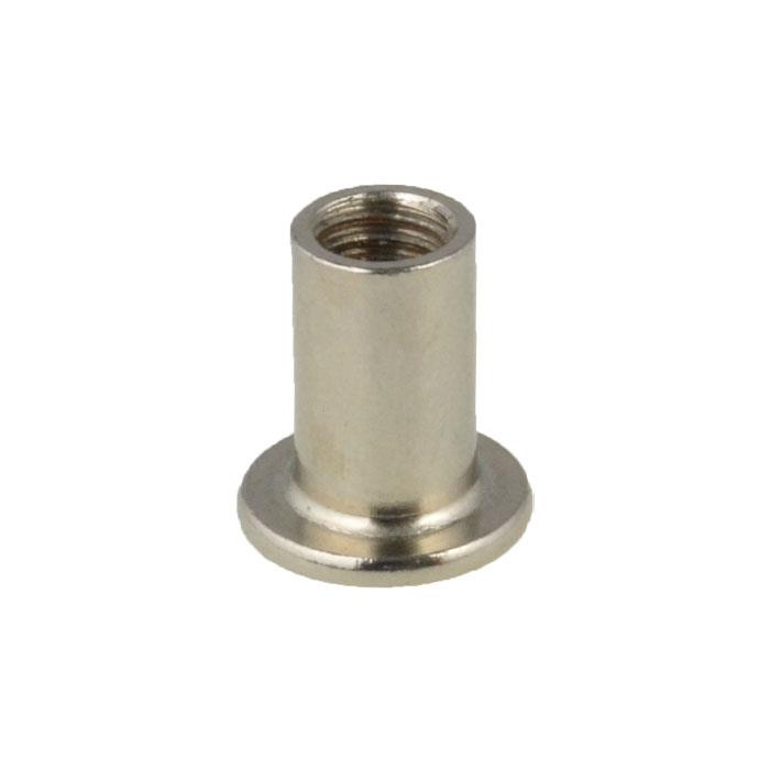 Flat Head Furniture Connector M6 (6mm) x 12mm Barrel Nut JCB Socket