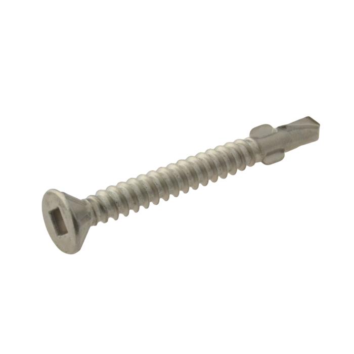 Countersunk Square Ribbed Wing Self Drilling Metal Tek Screw Stainless G410 eBay