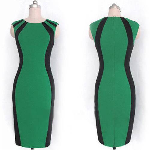 New Women Optical Illusion Colorblock Tunic Bodycon Cocktail Party ...