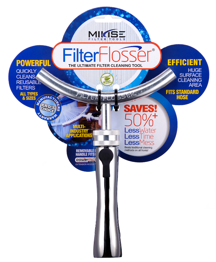 Filter Flosser Pool & Spa Cartridge Filter Cleaner Wand ...