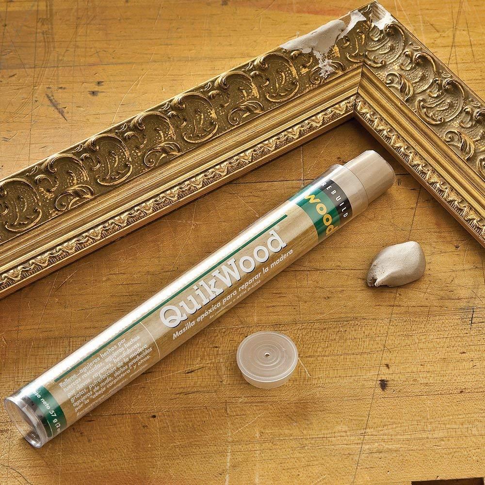 QuikWood 47105024 Wood Repair Putty Stick 2oz Made in USA Quickwood eBay