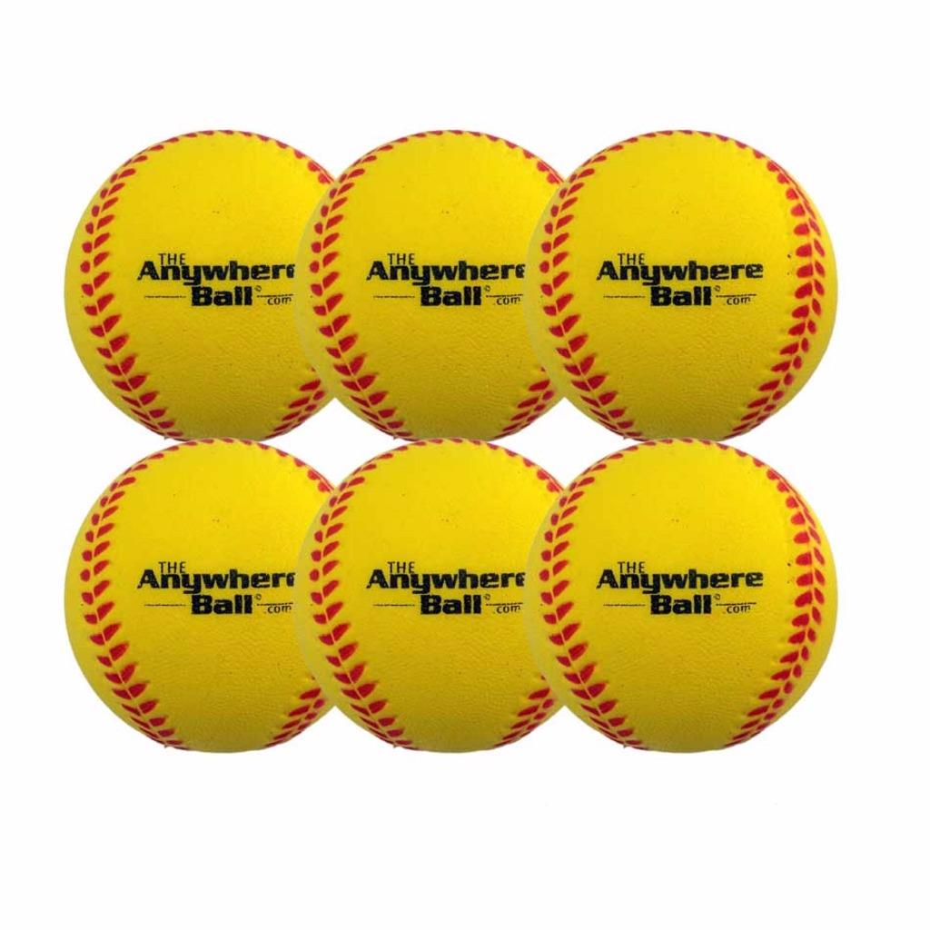 The Anywhere Ball Baseball Softball Foam Training Ball Batting Practice