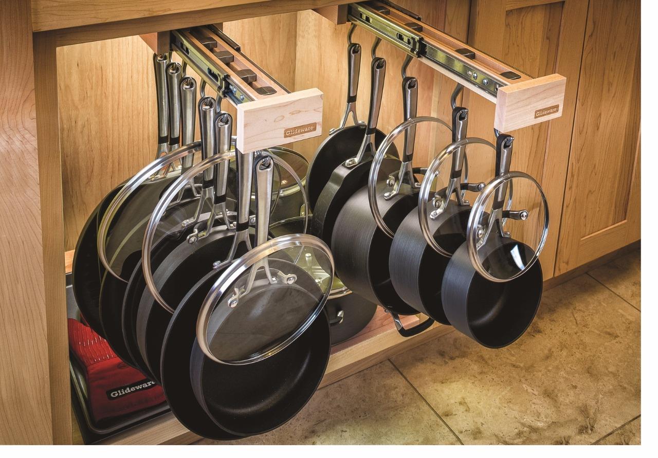 Kitchen Cabinet Organizers For Pots And Pans : DIY Pull Out Shelves ...