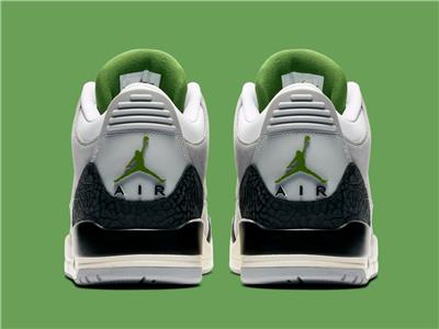 jordan 3 grey green