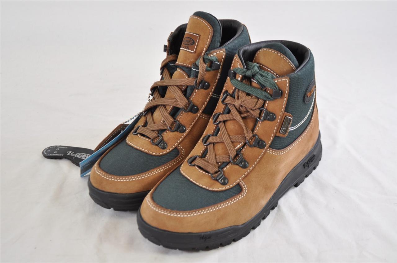 VASQUE SKYWALK 8151 HIKING BROWN GREEN NUBUCK LACE UP YOUTH OUTDOOR ...