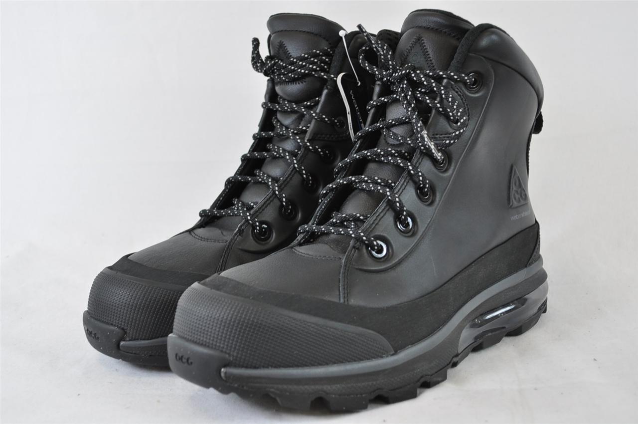 NIKE AIR MAX CONQUER ACG 472493 090 BLACK/ANTHRACITE WATERPROOF BOOTS ...