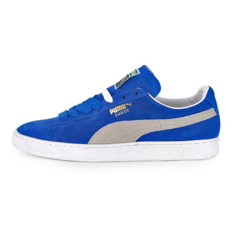 PUMA SUEDE CLASSIC + 352634 64 OLYMPIAN BLUE/WHITE - CASUAL ATHLETIC ...