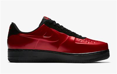 nike air force 1 foamposite pro cupsole red