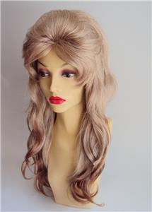 DELUXE BARBARELLA 1960's LONG WAVY BLONDE BEEHIVE DRAG FASHION COSTUME WIG