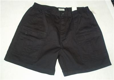 NWT Talos Men Comfort Classic Cotton Cargo Shorts w/6 Pockets, Size 40 ...