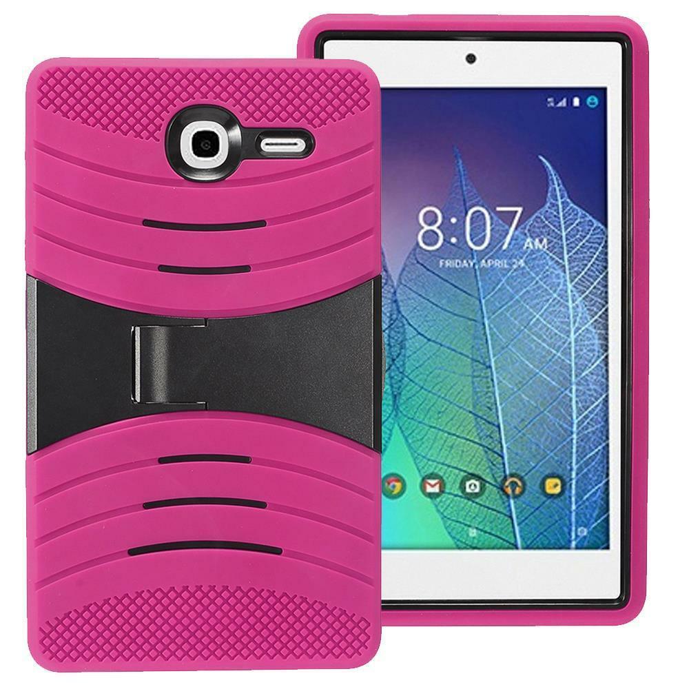 For Onetouch POP 7 LTE 2016 / 9015W T-Mobile Tablet Armor Rugged Cover Hard Case - Picture 9 of 10