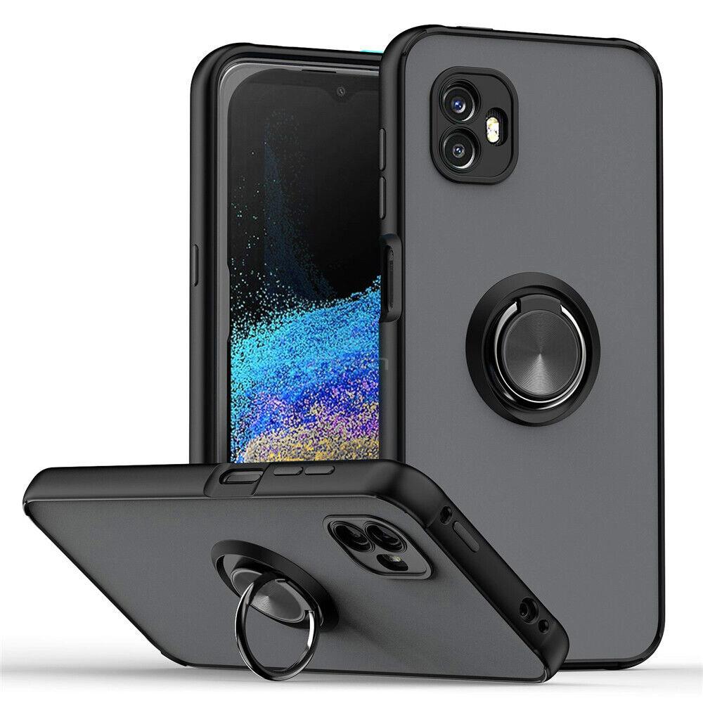 Per Samsung Galaxy XCover 6 Pro custodia supporto in metallo anello protettivo ibrido - Foto 8 di 11