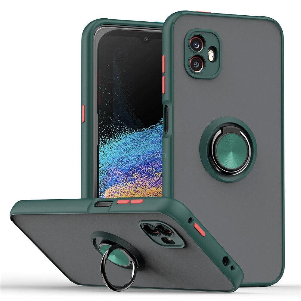 Per Samsung Galaxy XCover 6 Pro custodia supporto in metallo anello protettivo ibrido - Foto 10 di 11