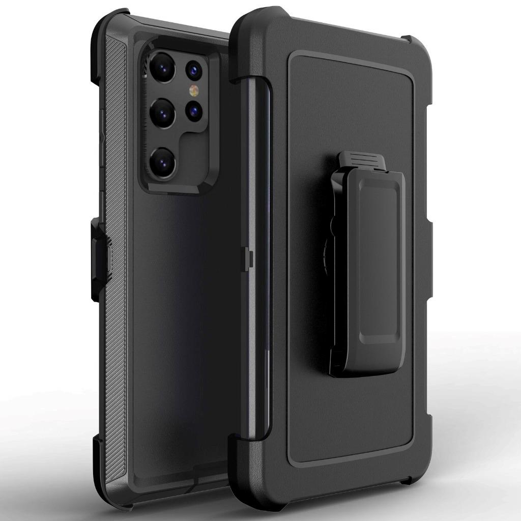 Heavy Duty Hard Case For Samsung Galaxy S24 Ultra/S24 Plus/S24 fit Otterbox Clip - Picture 13 of 17