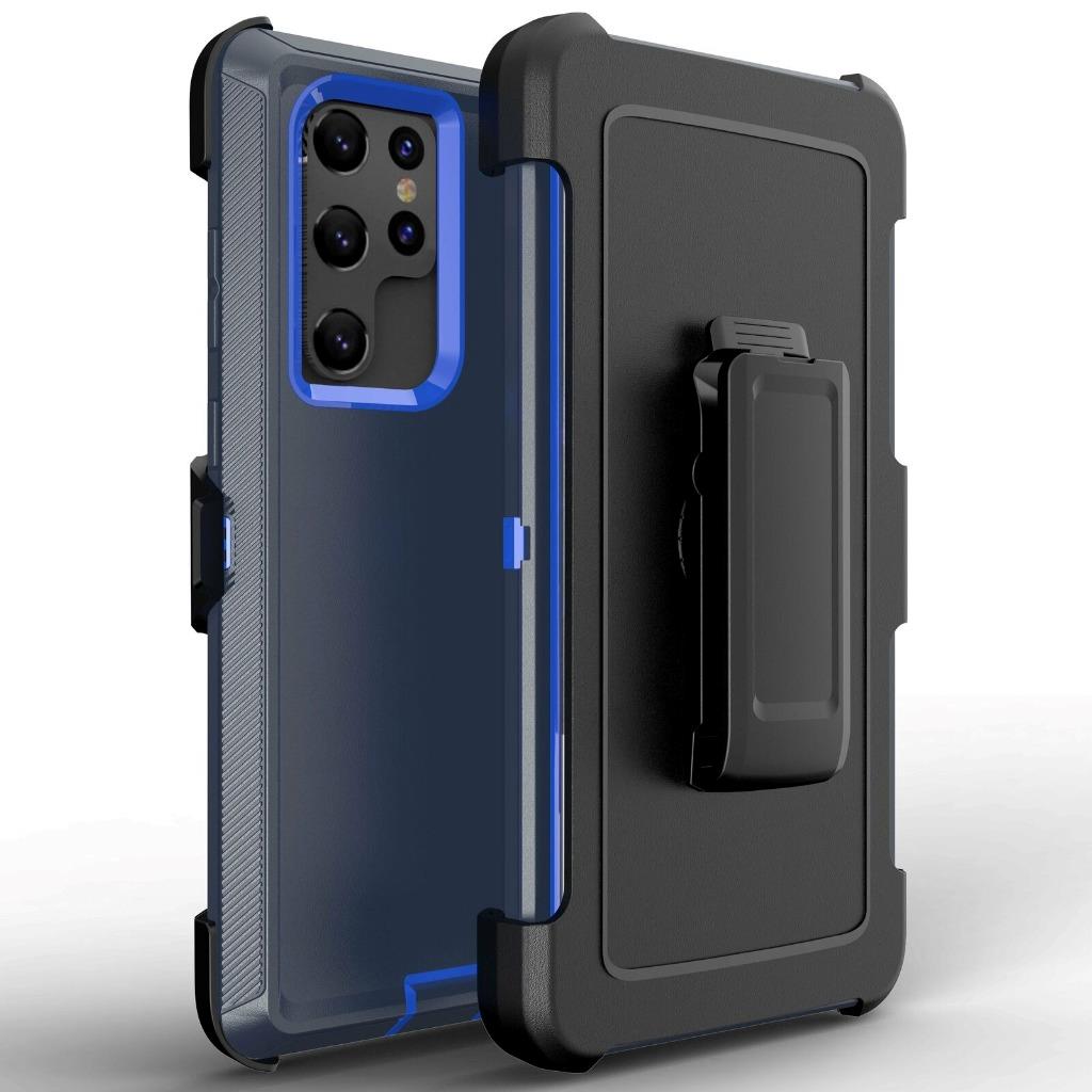 Heavy Duty Hard Case For Samsung Galaxy S24 Ultra/S24 Plus/S24 fit Otterbox Clip - Picture 14 of 17