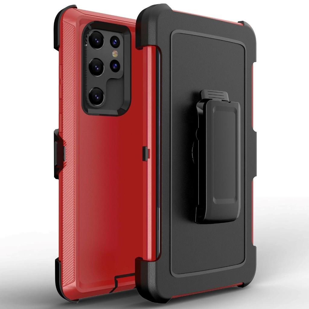 Heavy Duty Hard Case For Samsung Galaxy S24 Ultra/S24 Plus/S24 fit Otterbox Clip - Picture 15 of 17