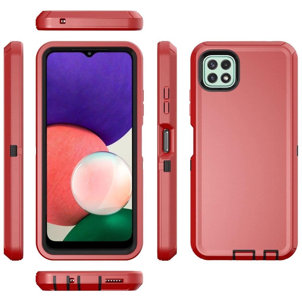 For Samsung Galaxy A22 5G Armor Case Belt Clip Fit Otterbox / Screen Protector - Afbeelding 17 van 17