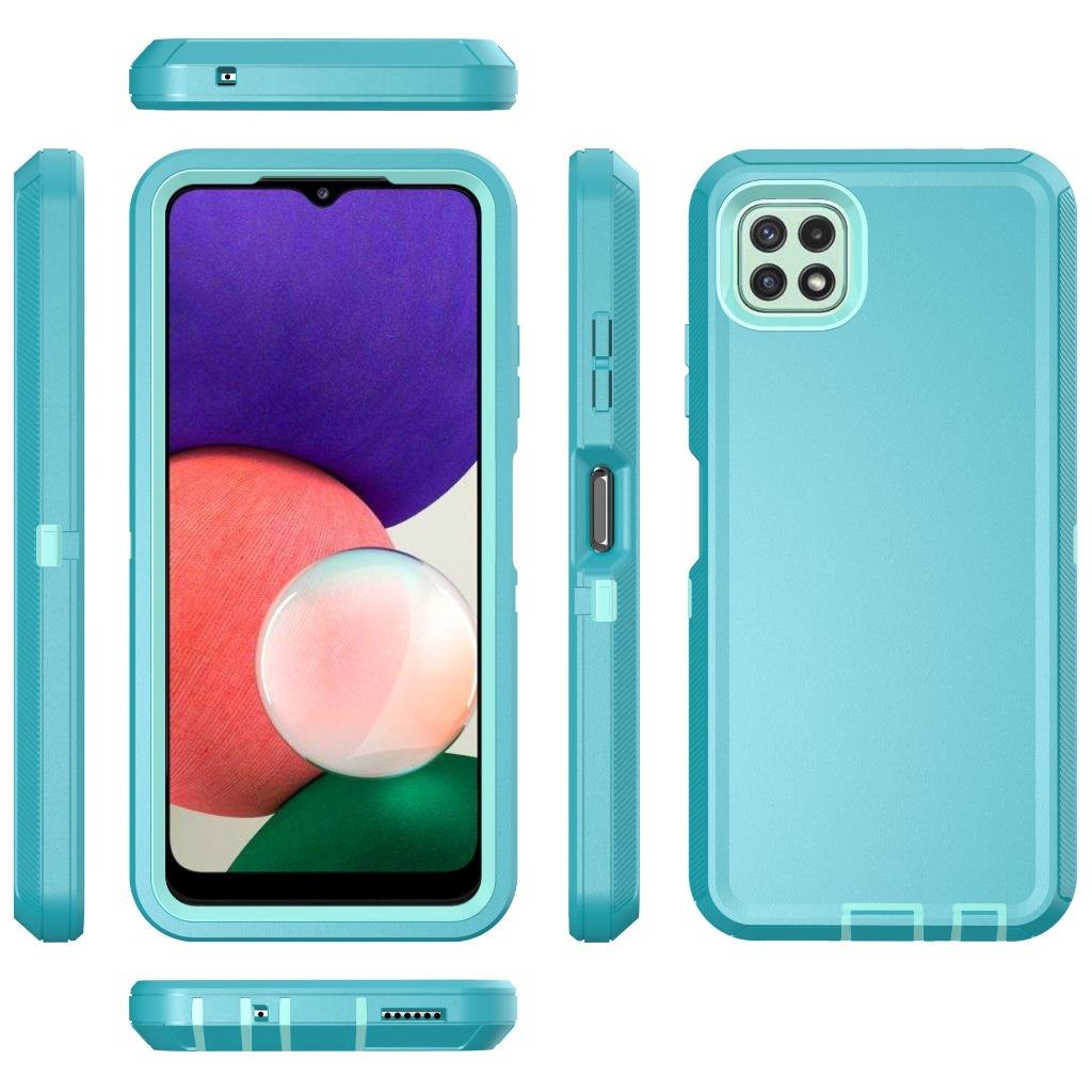 For Samsung Galaxy A22 5G Armor Case Belt Clip Fit Otterbox / Screen Protector - Afbeelding 13 van 17