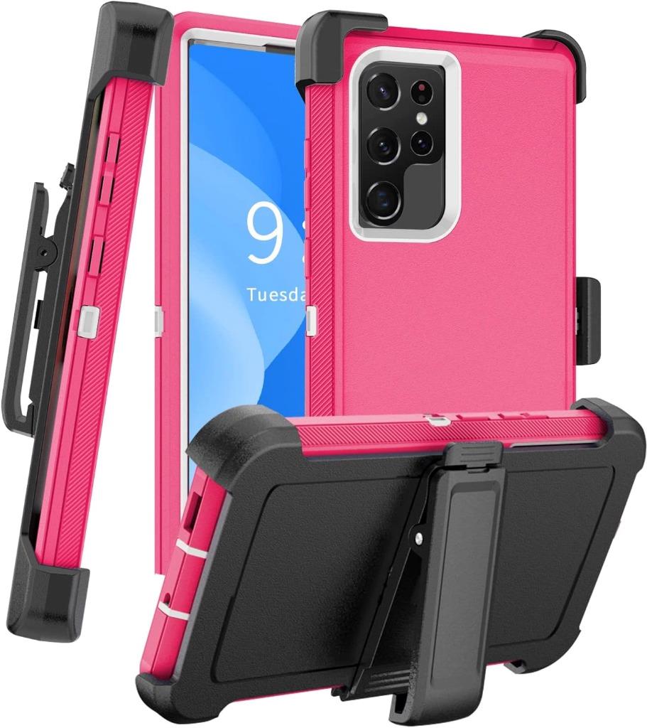 Heavy Duty Hard Case For Samsung Galaxy S24 Ultra/S24 Plus/S24 fit Otterbox Clip - Picture 17 of 17