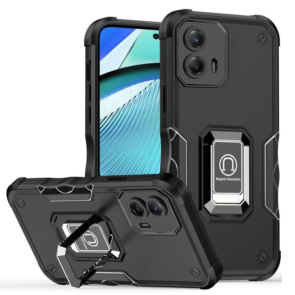 Für Motorola Moto G Power 5G 2024 Roboter Hybrid Magnet Hülle Ring Ständer Cover - Bild 13 von 16