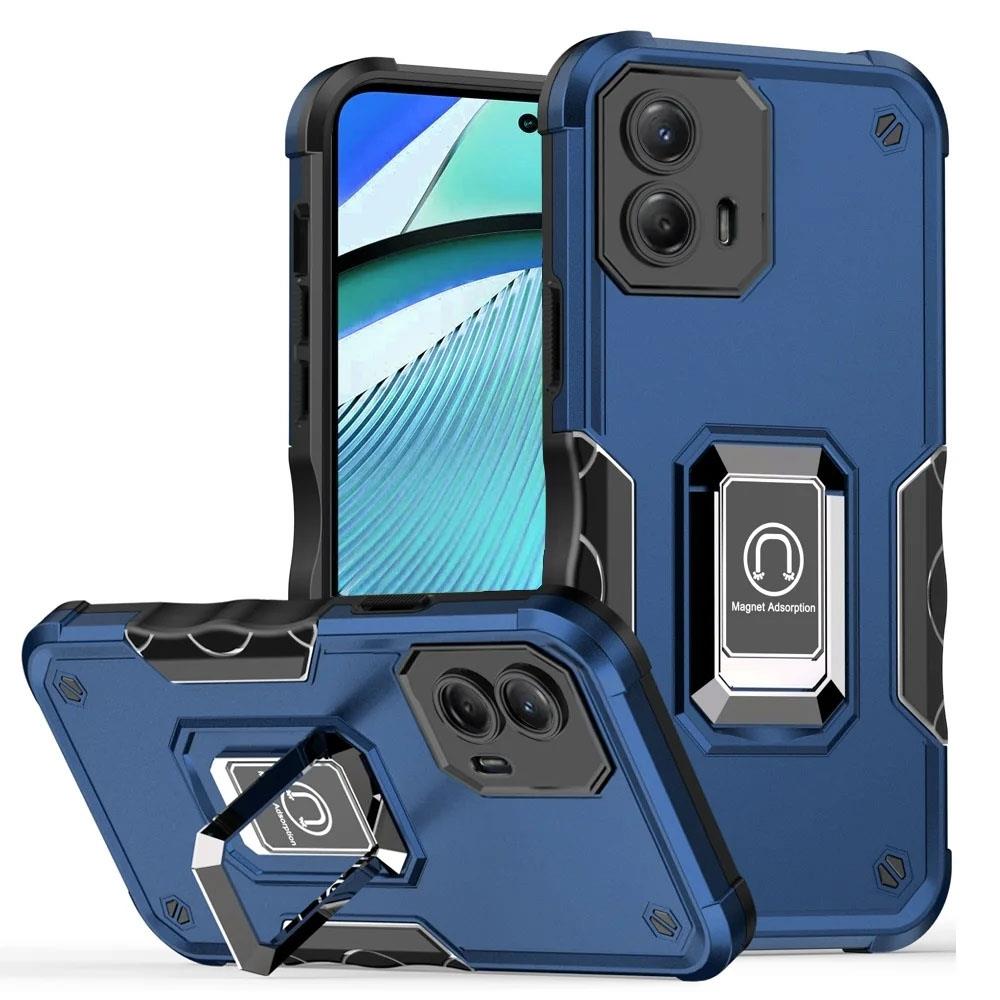 Für Motorola Moto G Power 5G 2024 Roboter Hybrid Magnet Hülle Ring Ständer Cover - Bild 14 von 16