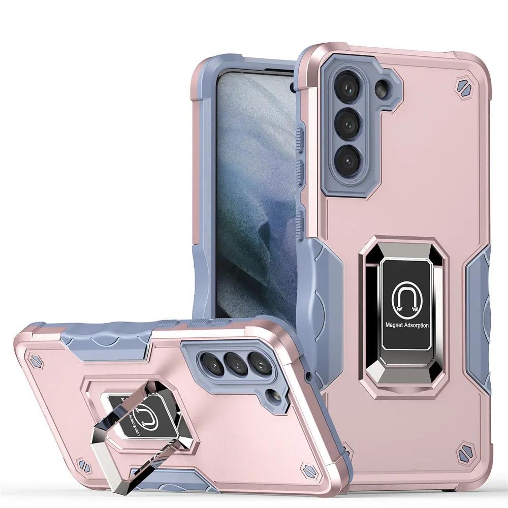 For SAMSUNG GALAXY S24 ULTRA S24 + Robotic Hybrid Magnetic Case Ring Kickstand - Picture 15 of 15