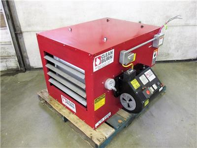 Clean Burn Model CB 1800 Waste Oil Heater Furnace W/ Meter Pump