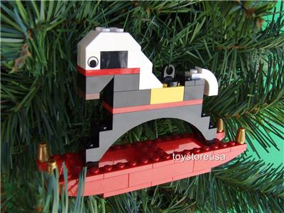 New Lego Christmas Holiday Horse Tree Ornament Built With New Bricks Parts Ebay