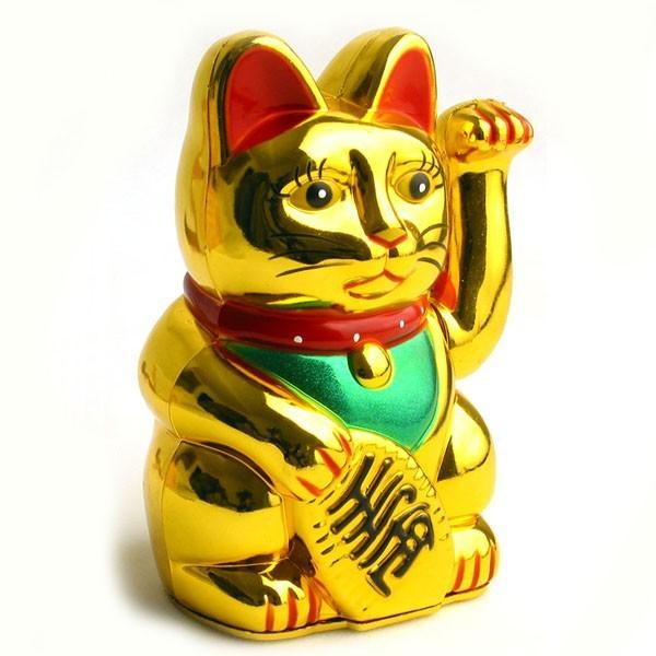 5 Feng Shui Beckoning Waving Wealth Prosperity Cat Kitty Japanese
