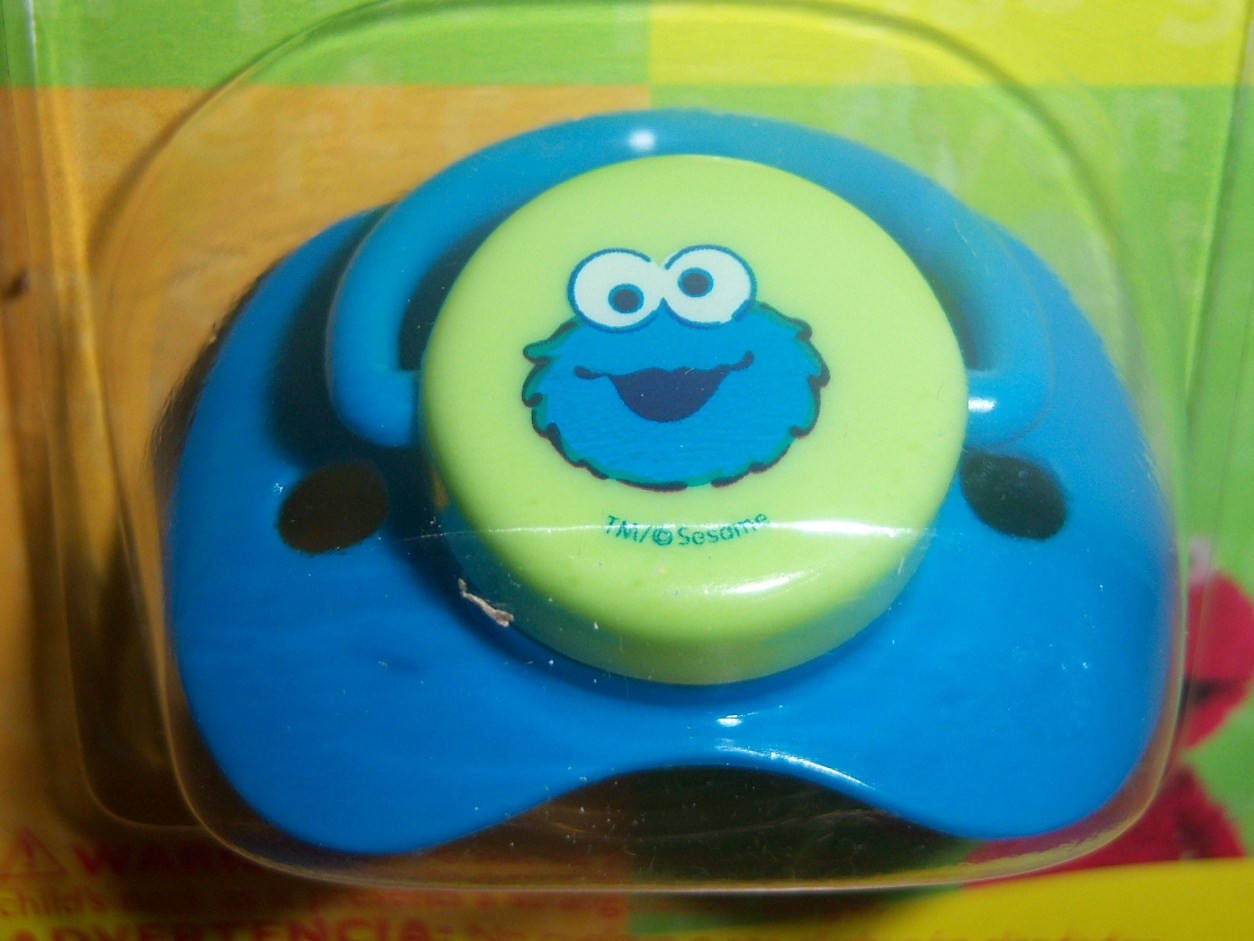 Cookie monster pacifier store