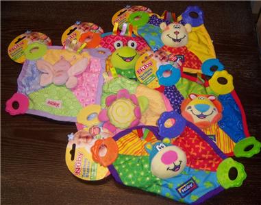 nuby teething blankie