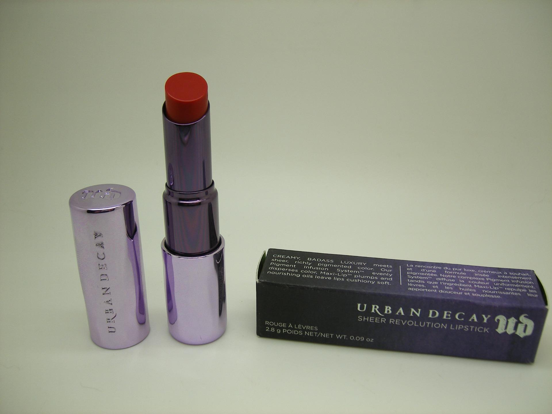 Urban Decay Sheer Revolution Lipstick In F Bomb Full Size