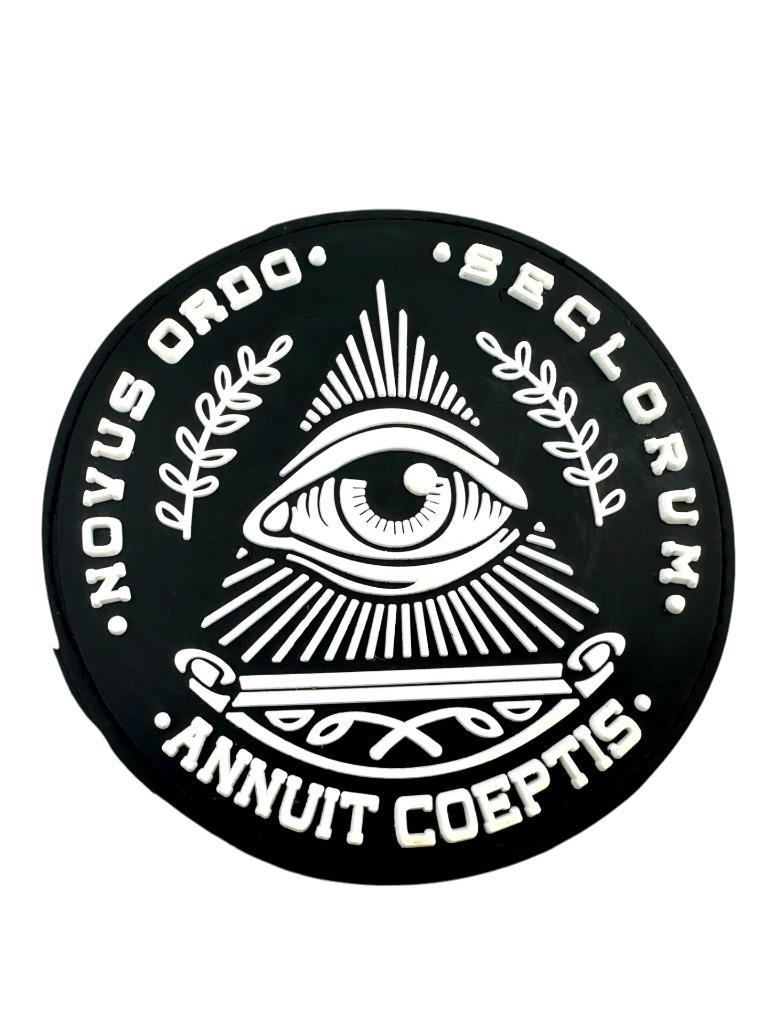Illuminati Eye of Providence Annuit Coeptis Airsoft Paintball PVC Morale Patch - Picture 14 of 15