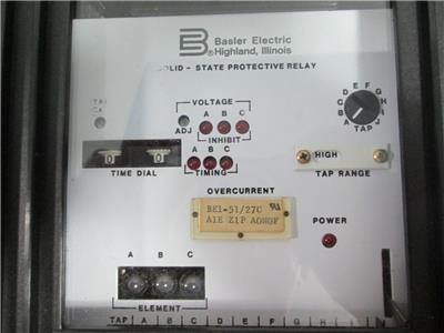 Basler Electric BE1-25 Solid-State Protective Relay Sync Check M1G A6P N4SIF