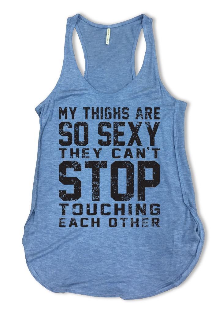 NEU DAMEN PRINT VINTAGE LUSTIG SCHRIFTZUG VIBES FITNESS SPORT SEXY TANK TOP - Bild 14 von 26