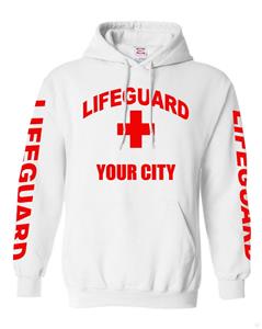 Custom lifeguard hoodie Clearance