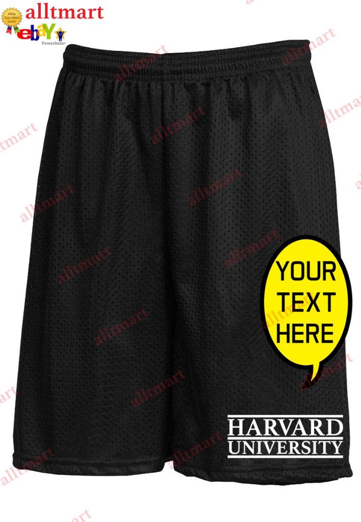 CUSTOM TEXT LOGO PERSONALIZED CASUAL BASKETBALL SHORTS ATHLETIC MESH SHORT PANTS - Picture 11 of 19